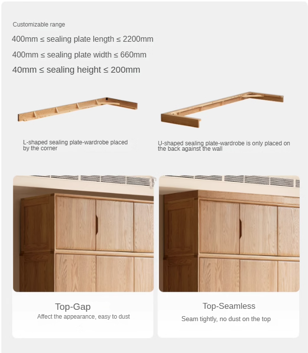 Solid Oak Wood Wardrobe - Spacious Storage for Bedroom, Closet & Home Organization | Durable & Stylish Furniture for Modern Living Spaces