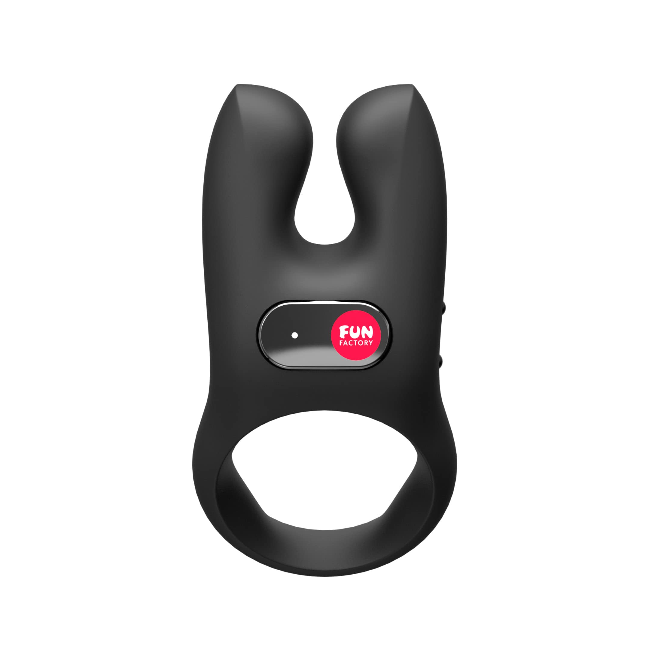 Fun Factory NOS Vibrating Ring - Couples Sex Toy for Men & Women | Waterproof & Rechargeable Adult Toy for Enhanced Intimacy | Perfect for Date Nights & Spicing Up Relationships (Black)