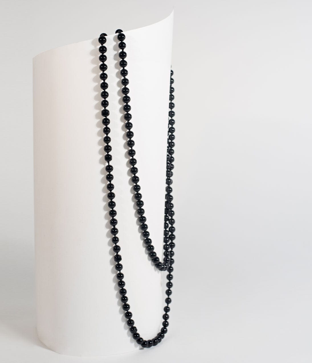 Elegant 60-Inch Black Pearl Necklace for Women - Perfect for Weddings, Parties & Formal Events