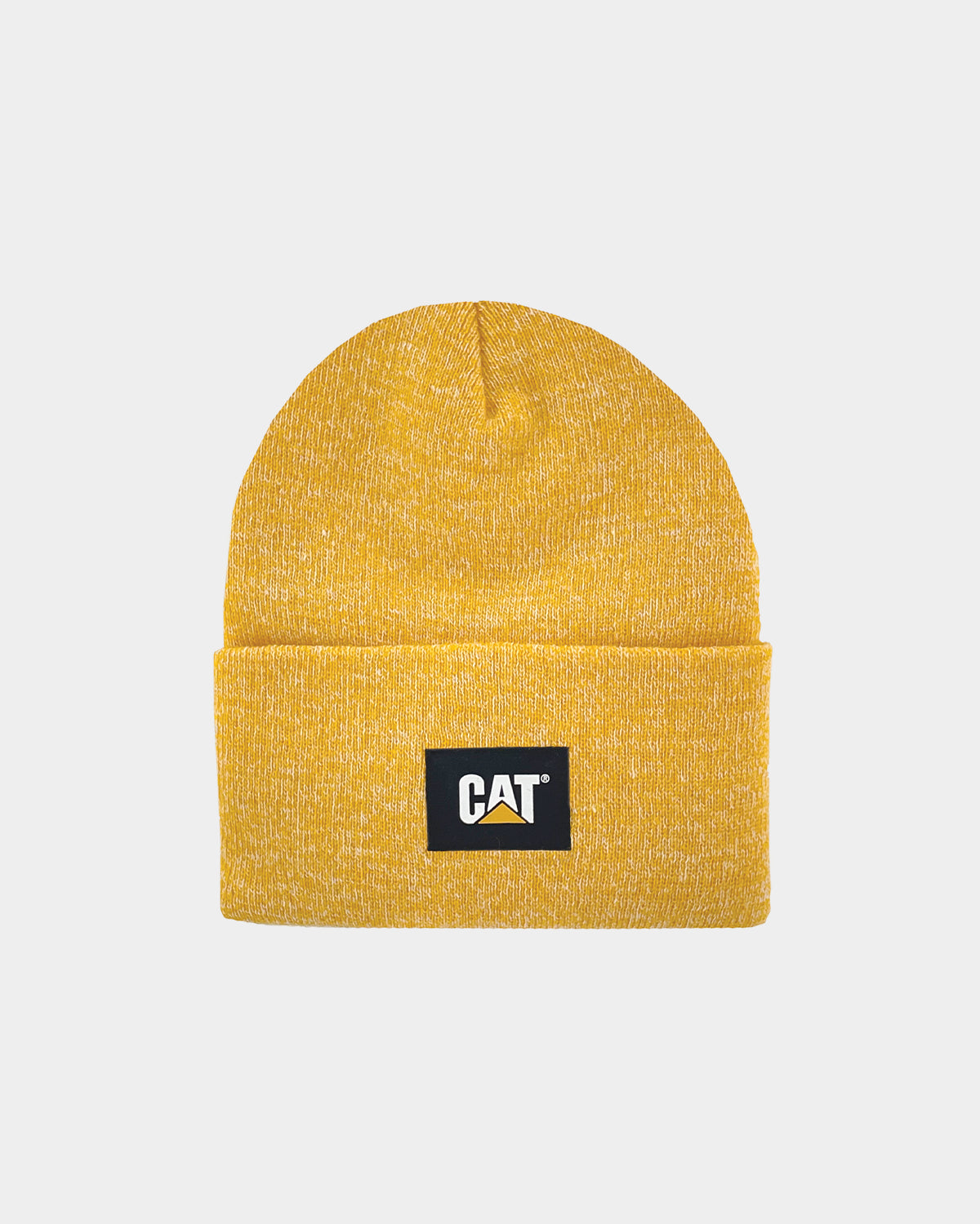 CAT LABEL CUFF BEANIE - Warm Knit Winter Hat for Men & Women - Perfect for Cold Weather, Outdoor Activities, and Street Fashion
