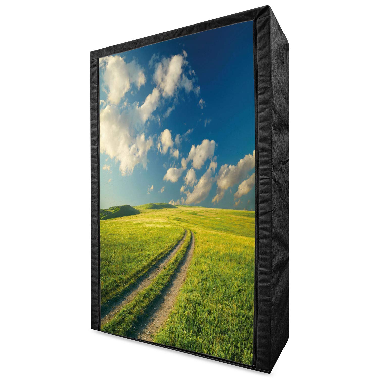 Ambesonne Portable Fabric Wardrobe with Shelves - 42.5