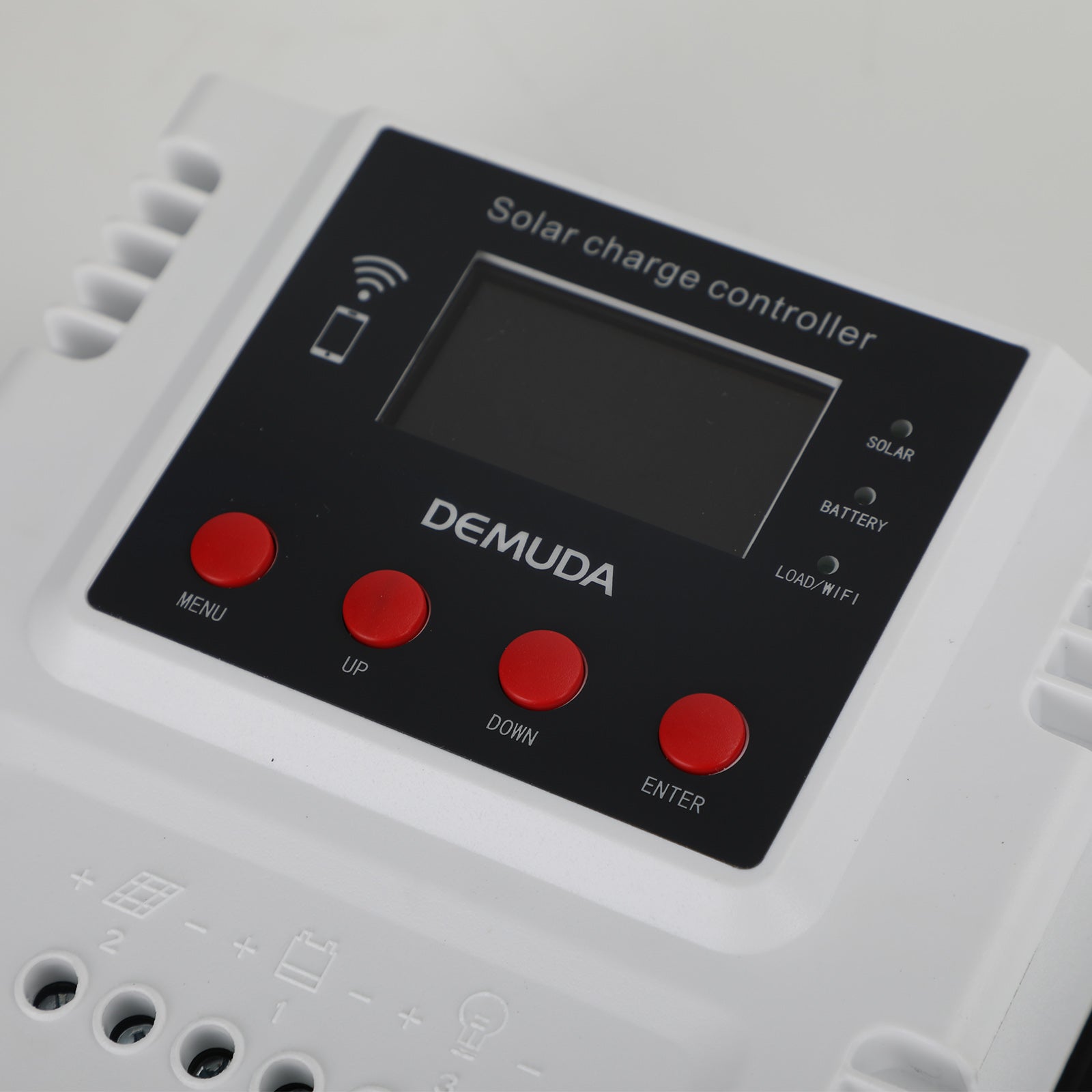10A 60A 12V 24V 48V Solar Charge Controller with WiFi Monitoring - PWM LCD Regulator for Off-Grid Solar Systems, RV, Boat & Home Use