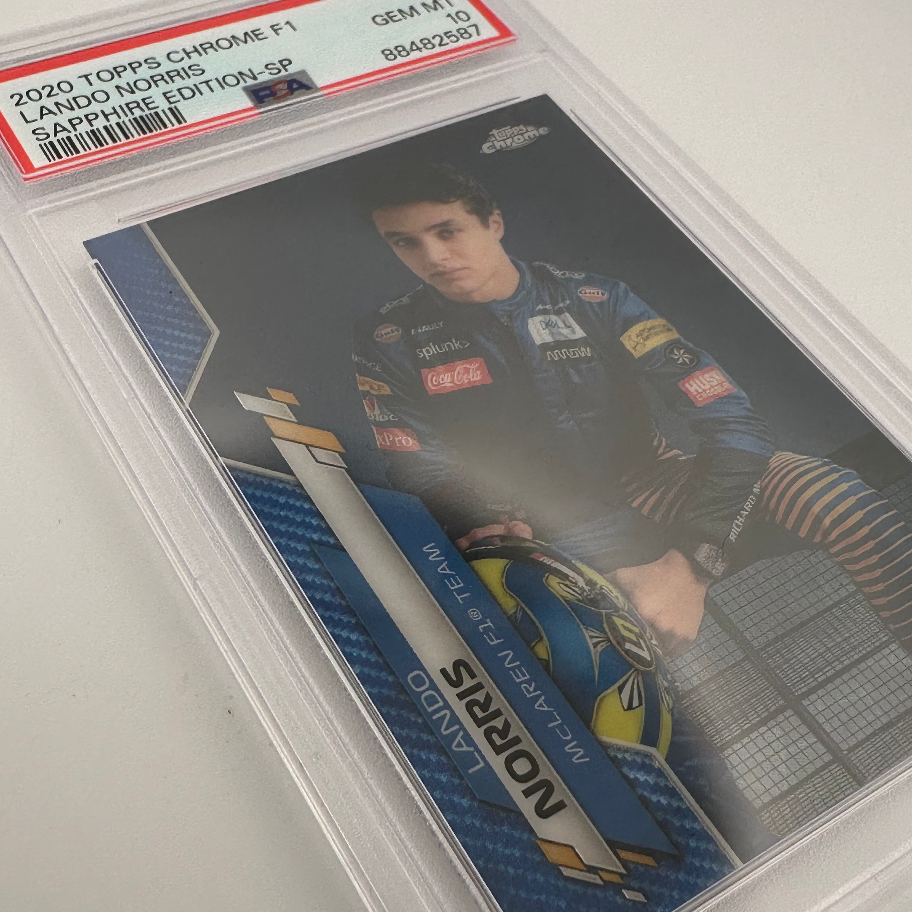 PSA 10 Lando Norris #7 Sapphire Edition SP - Rare Collectible Trading Card for F1 Fans, Perfect for Display, Investment & Memorabilia Collections