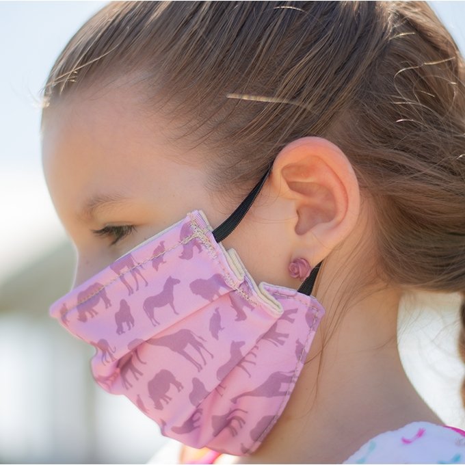 Kids & Juniors Designer Fabric Face Masks - Reusable, Washable & Comfortable for School, Travel & Daily Protection