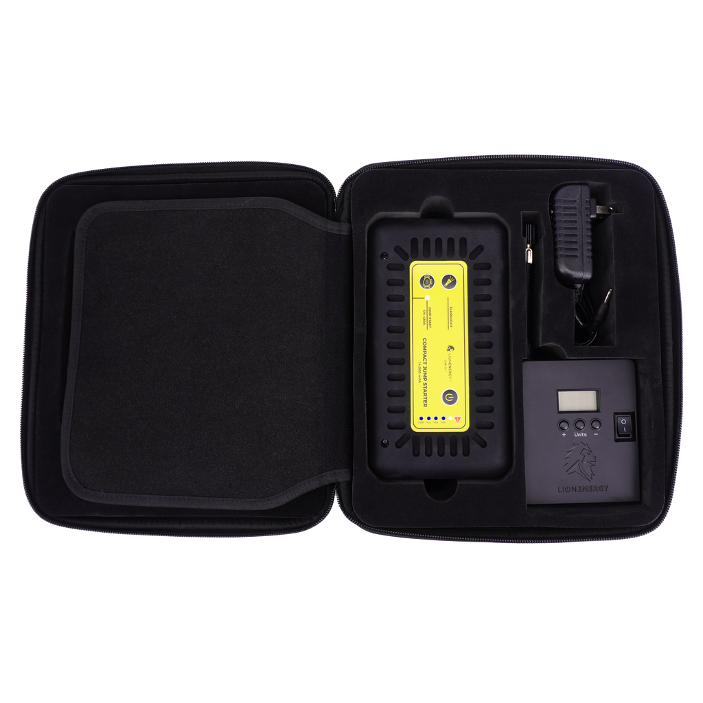 Lion Energy Cub JC Portable Power Bank - 10000mAh Compact External Battery Pack for iPhone, Android, Camping, Travel & Emergency Power Backup