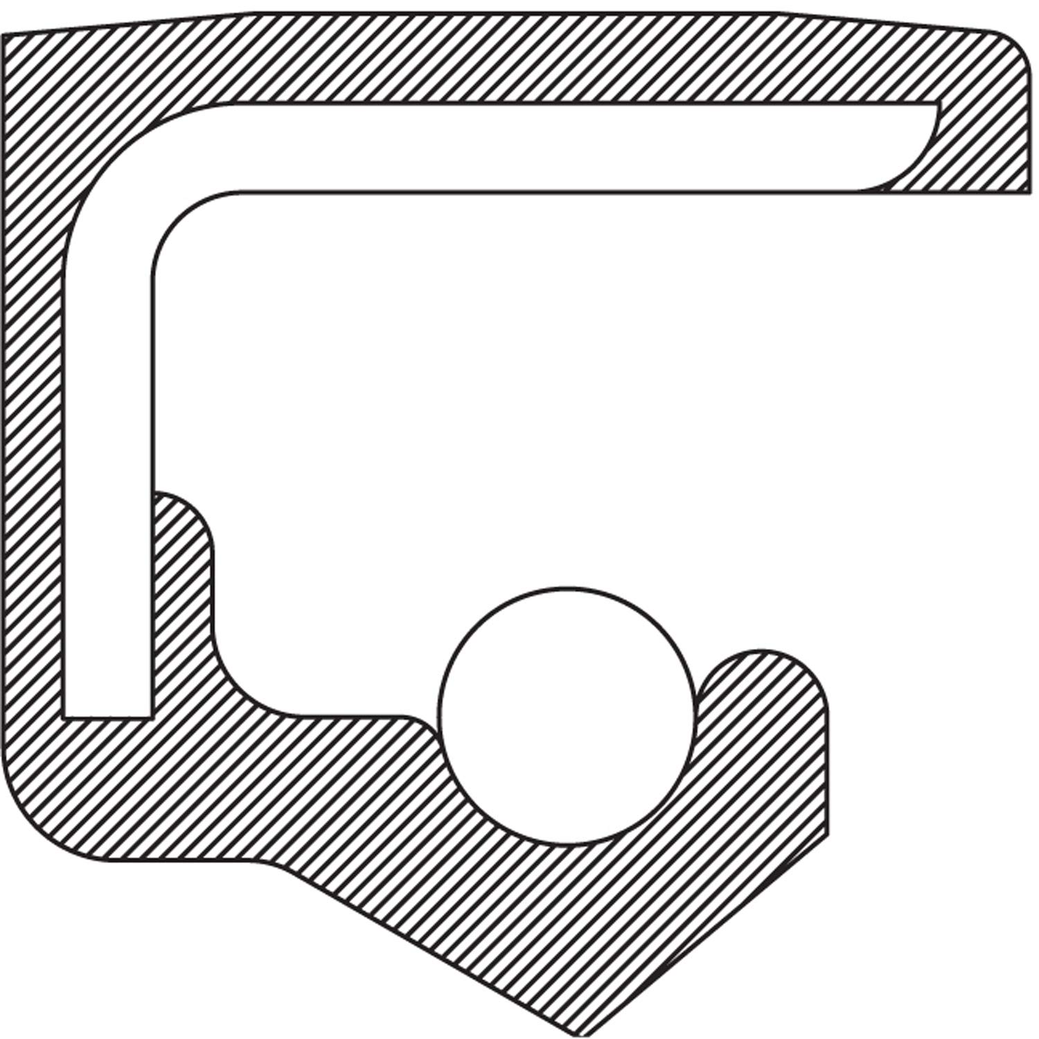 National 221607 Manual Transmission Shift Shaft Seal - Compatible with Chevy, GMC & Ford Trucks - Durable Oil Leak Repair Solution for Smooth Gear Shifting