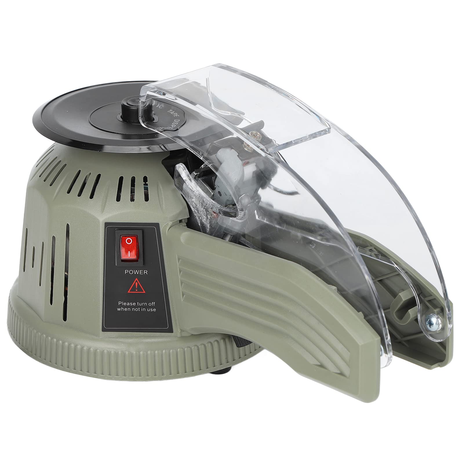 Automatic Electric Tape Dispenser & Cutter - Adjustable Carousel Packing Tape Machine for Wide Tapes | Efficient Packaging Tool for Shipping, Moving & Office Use (US)