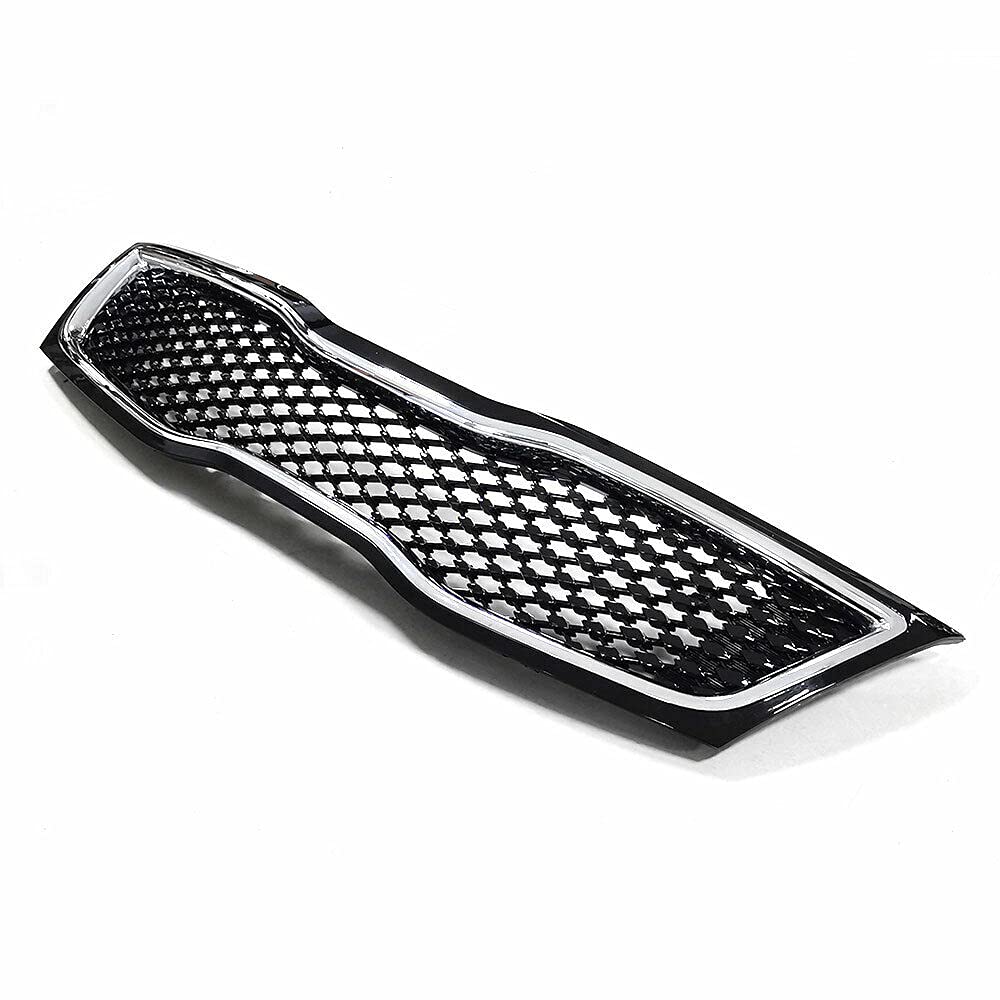 Chrome Front Upper Bumper Radiator Grille for 2014-2015 Kia Optima - Perfect Fit Replacement Part for Enhanced Vehicle Appearance & Protection