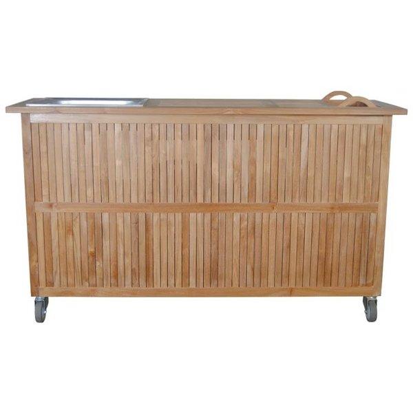 Stylish Safari Bar Table for Home & Outdoor - Modern High-Top Dining Table for Kitchen, Patio, or Backyard Entertaining