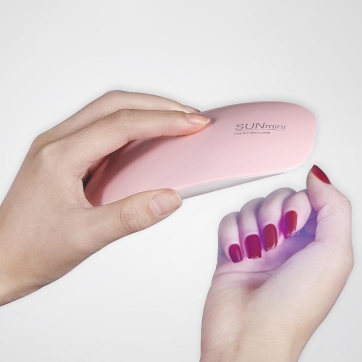 Portable 6W LED UV Nail Lamp for Gel Polish - Mini Nail Dryer for Women & Girls - Perfect for Home Manicures & Salon Nail Art