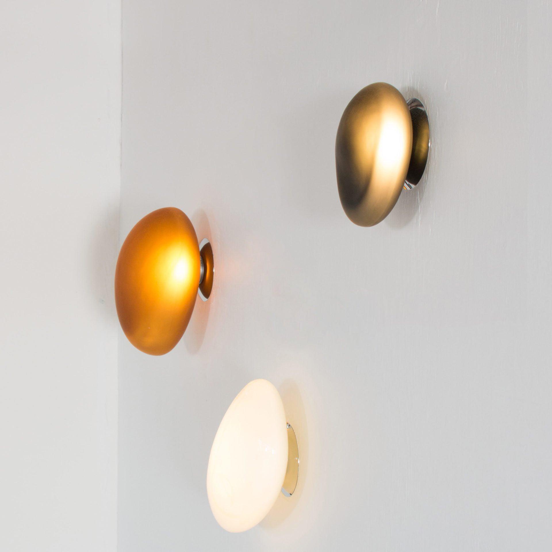 Modern Bubble Glass Wall Lamp - Sleek LED Sconce Lighting for Bedroom, Living Room & Hallway - Energy Efficient Decorative Wall Light for Home & Office