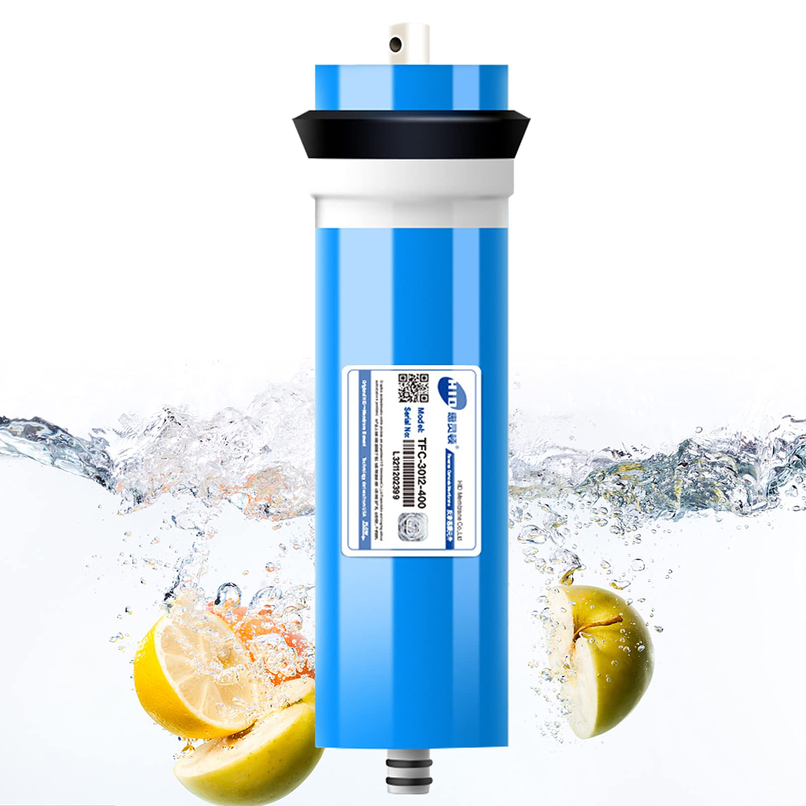 TANGER 3012 Reverse Osmosis Membrane 400 GPD Replacement Filter - Universal Compatible RO Membrane for Residential Water Purifier Systems | Perfect for Clean Drinking Water, Aquariums, and Coffee Makers