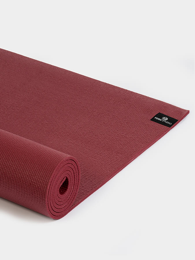 Custom Personalized Yoga Mat 6mm Thick - Non-Slip Eco-Friendly Exercise Mat with Your Design - Burgundy Color - Perfect for Home Workouts, Yoga Studios & Fitness Classes