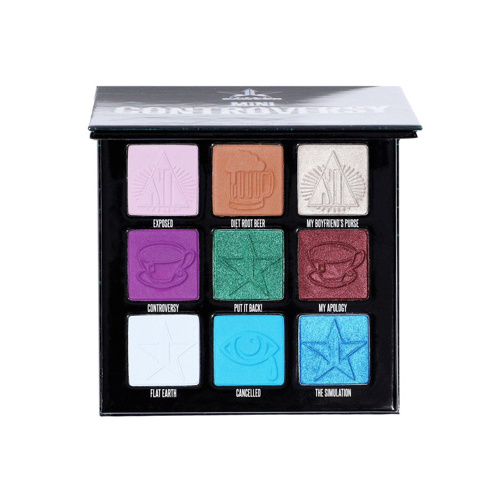 Palette Mini Controversy Eyeshadow Palette - Vegan & Cruelty-Free Makeup for Everyday & Party Looks | Perfect for Travel & On-the-Go Touch Ups