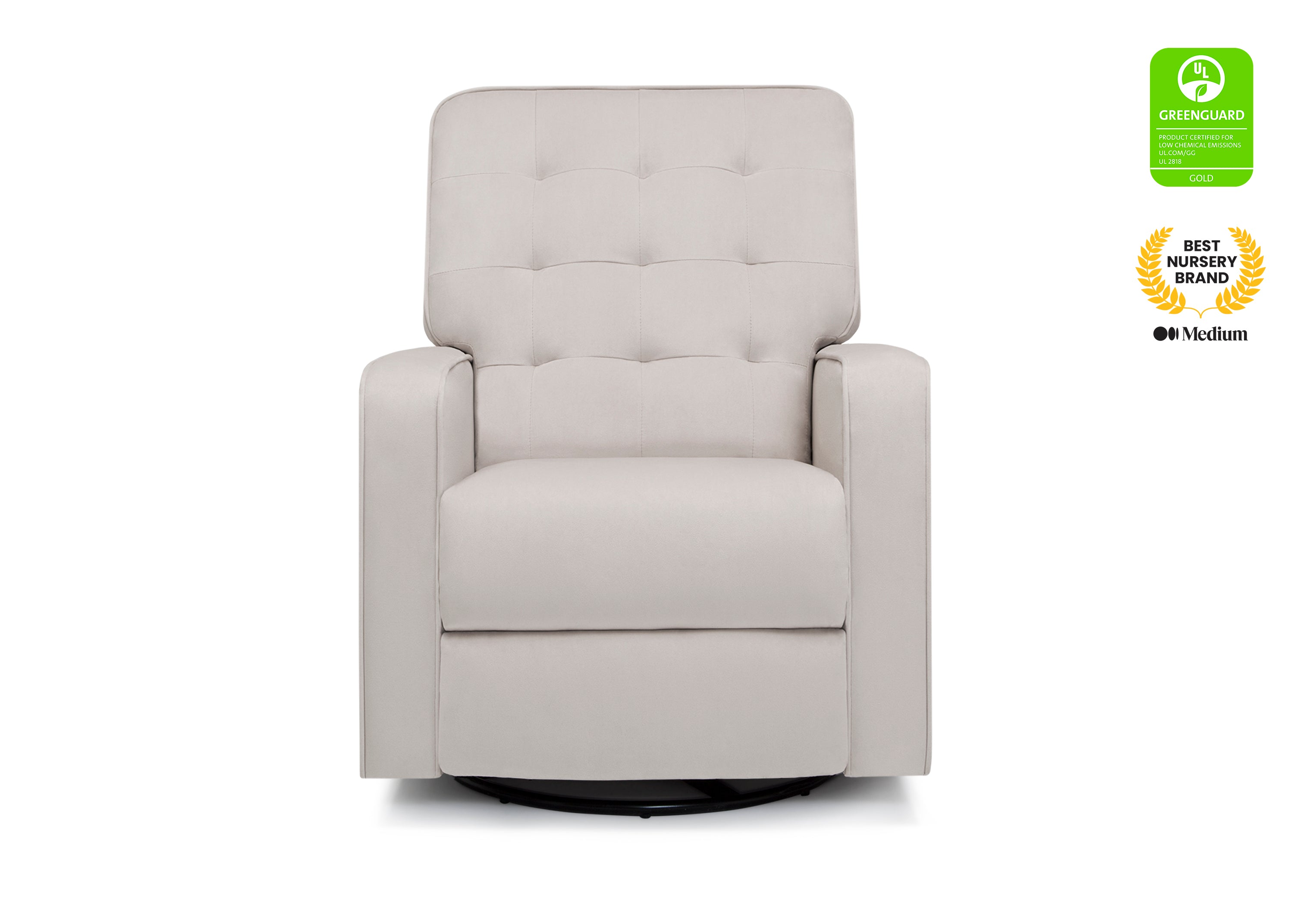 Gavin Nursery Glider Swivel Recliner Chair with LiveSmart Fabric by Culp - Perfect for Baby Nurseries, Breastfeeding & Relaxing