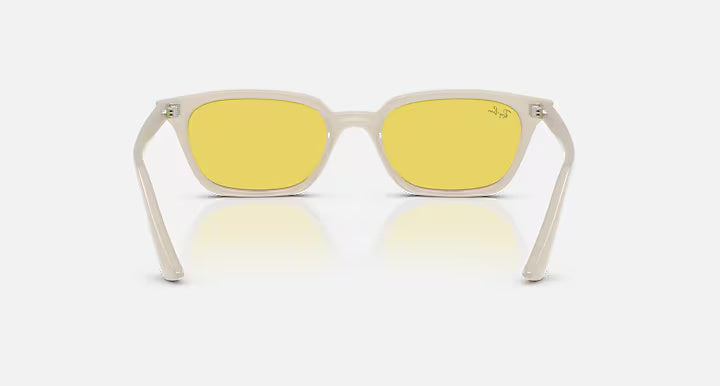 Ray Ban Zaya Sunglasses - Cloudy Warm White Lens for UV Protection & Style - Perfect for Outdoor Activities, Beach & Driving
