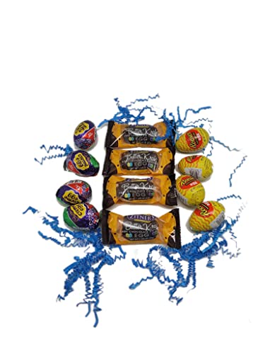 Premade Easter Gift Box with Cadbury Creme Eggs, Reese’s Peanut Butter Eggs & Snickers Eggs - Egg Shaped Candy Care Package for Friends & Family - Perfect for Easter Celebrations, Office Gifts & Holiday Surprises