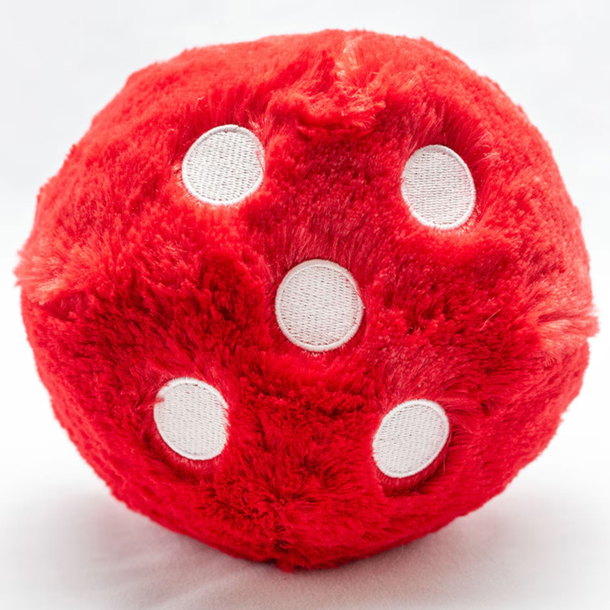 Thoozy Pet Mushroom Dog Toy - Red & White Plush Chew Toy for Small & Medium Dogs - Perfect for Indoor Play, Training & Cuddling
