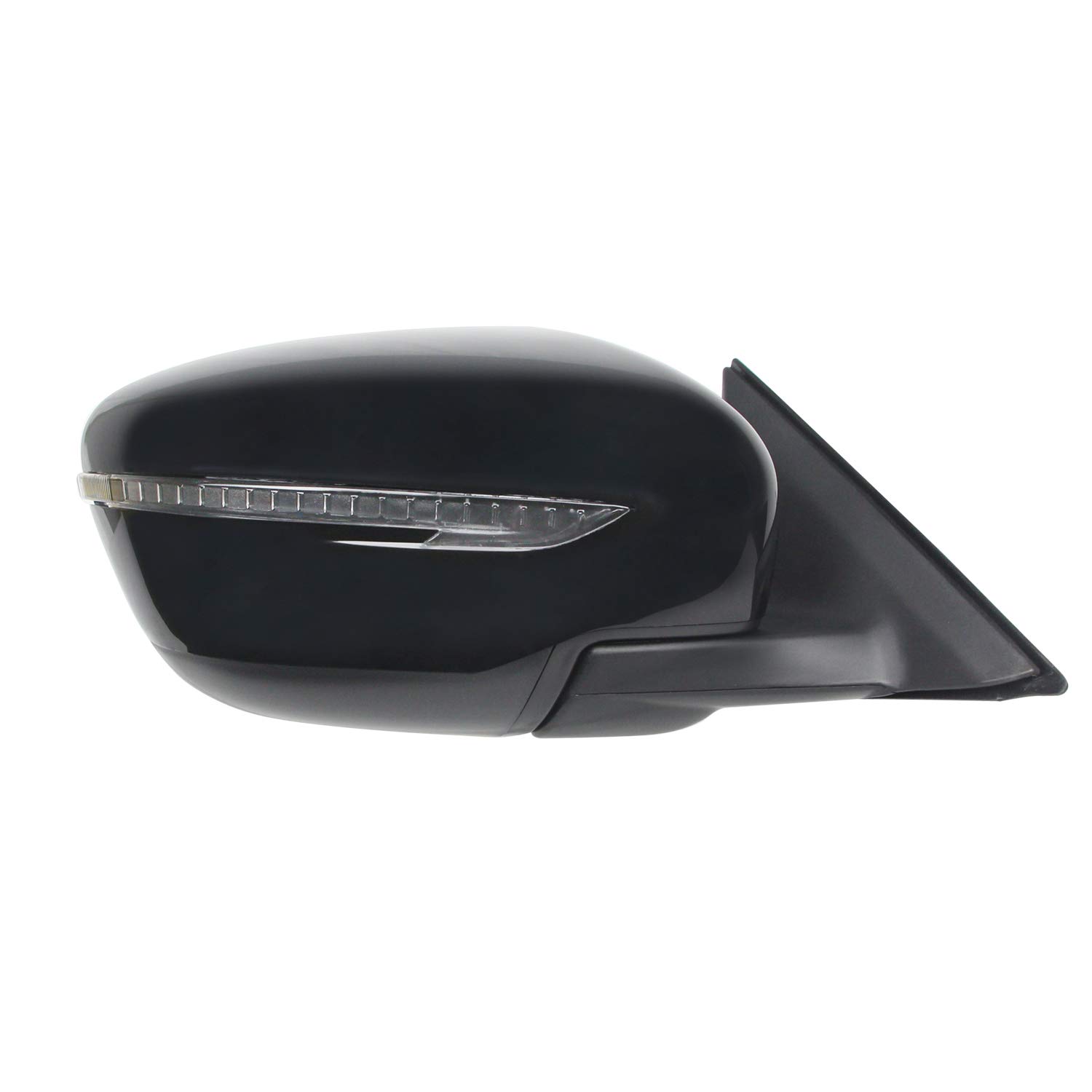 2017-2019 Nissan Rogue Right Side Power Heated Door Mirror - No Turn Signal - Compatible with US/Japan/Korea Models (Excluding SL Package) - Paint to Match - Convex Glass Replacement Part (NI1321287) - Perfect for Winter Driving & Enhanced Rear Visibility