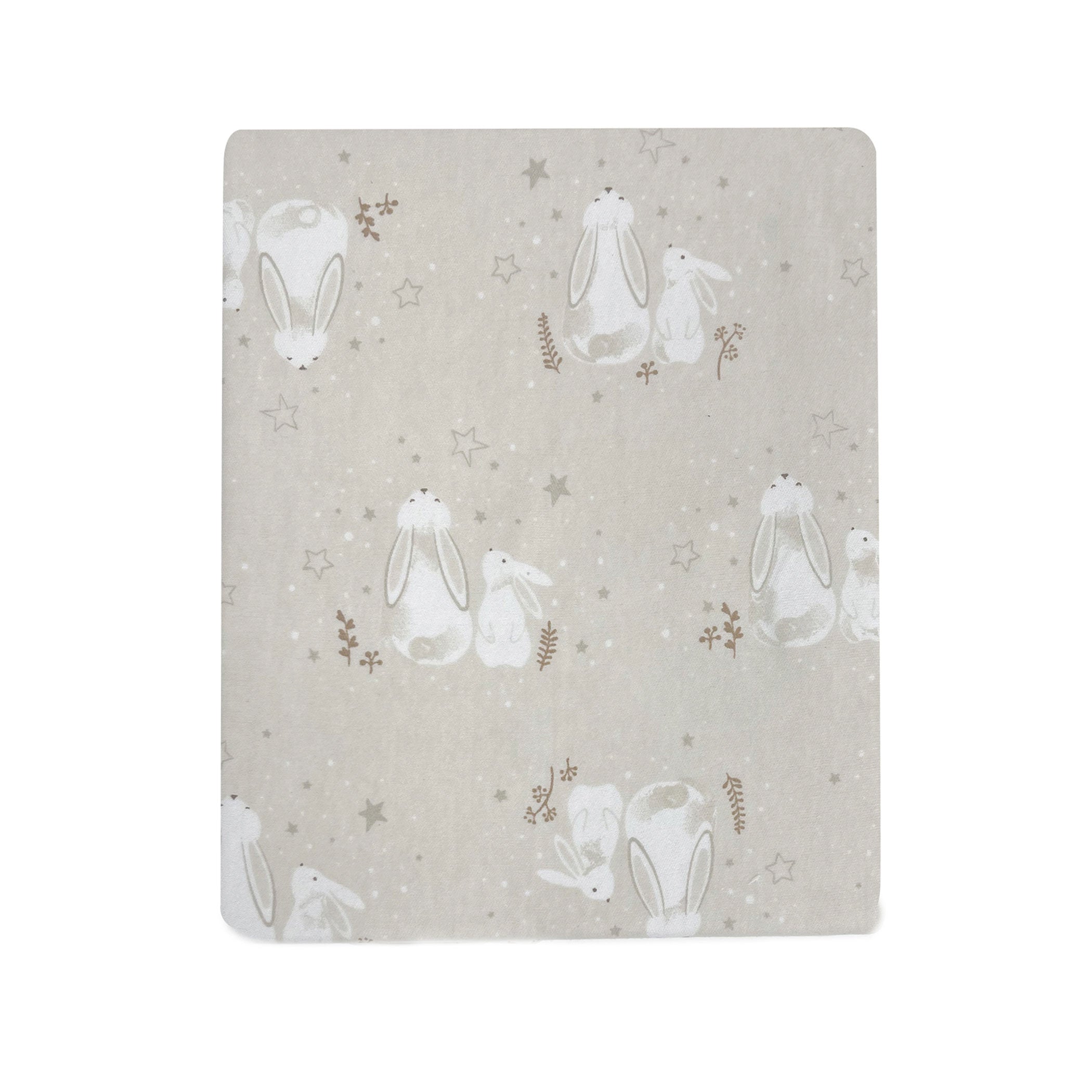 Bunny Dreams Jersey Cot Fitted Sheet - Soft Baby Crib Sheet for Nursery, Daycare & Travel - Perfect for Toddlers & Infants
