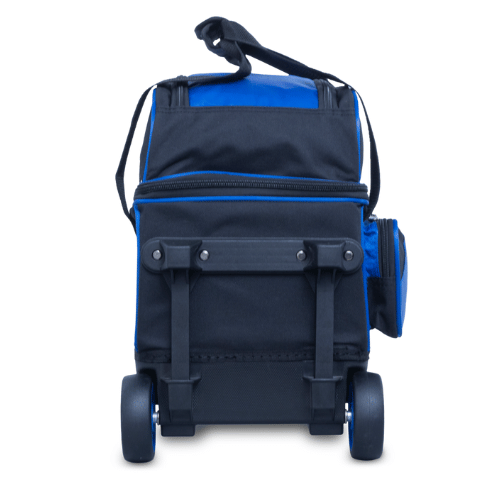 Brunswick Zone Single Roller Blue Bowling Bag - Durable & Lightweight for League Play & Practice | Perfect for Men, Women & Youth Bowlers | Fits Bowling Shoes & Accessories