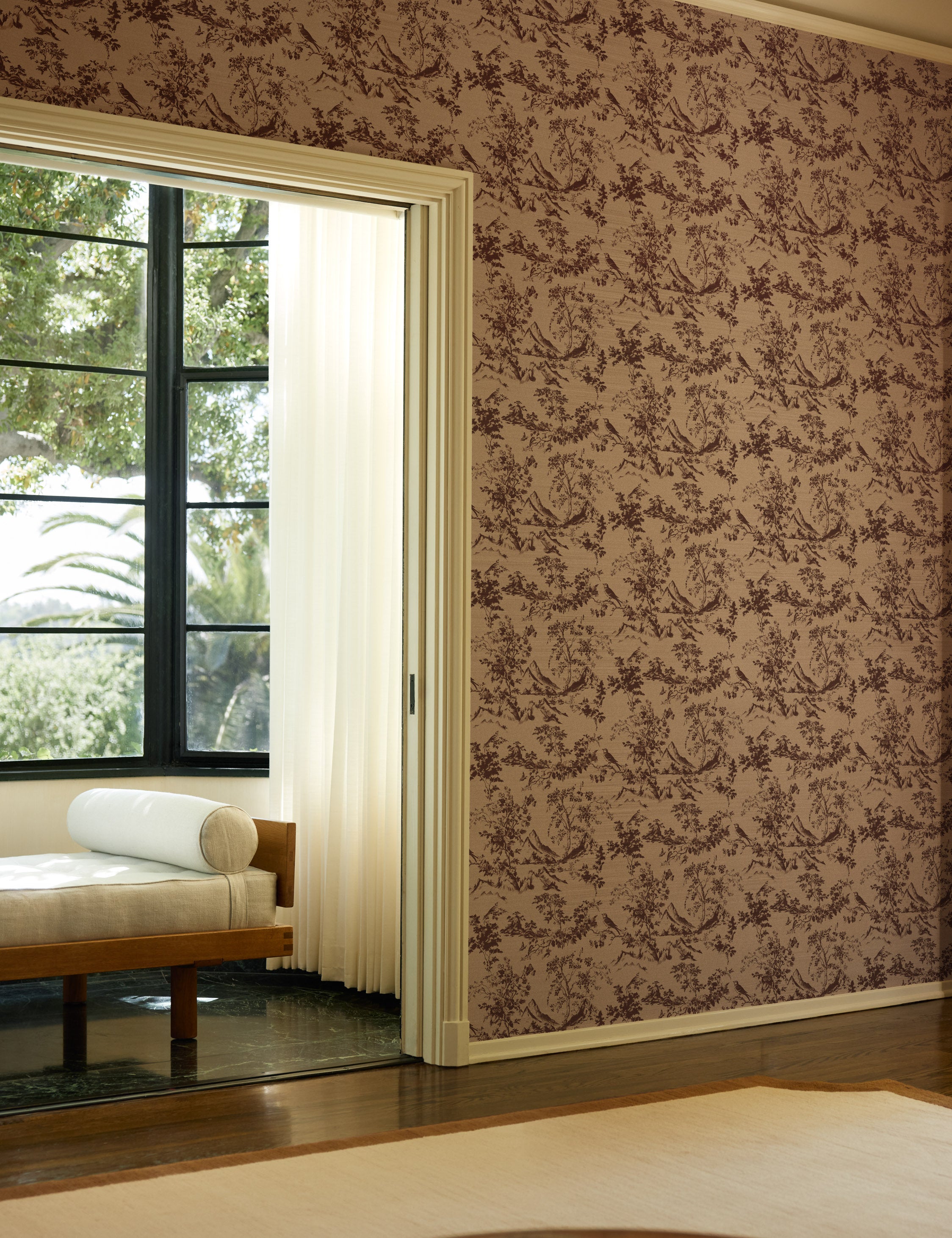 Jake Arnold Dors Grasscloth Wallpaper - Premium Textured Wall Covering for Living Room, Bedroom & Office Decor