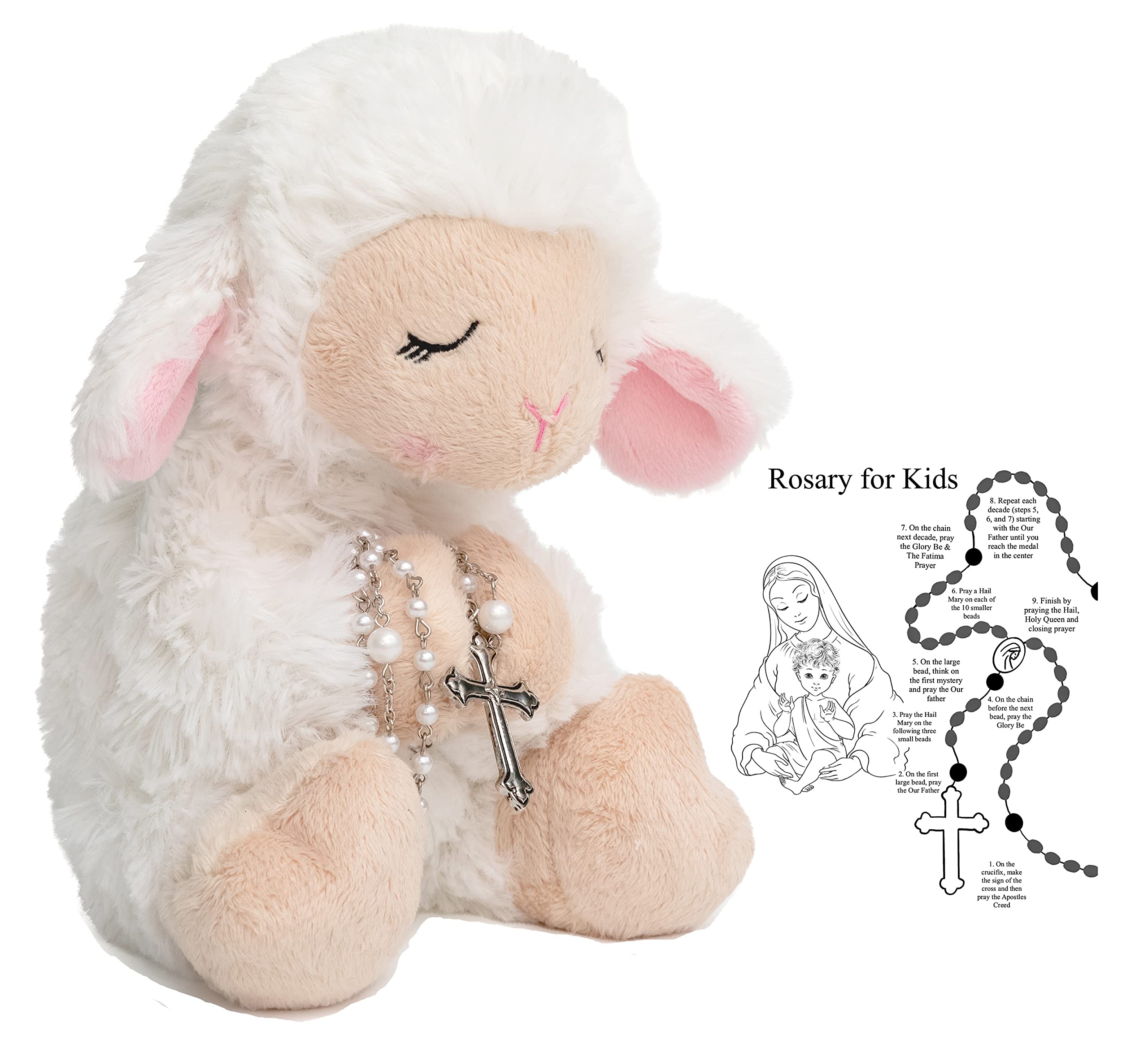 Ganz Blessed Plush Lamb 8.5