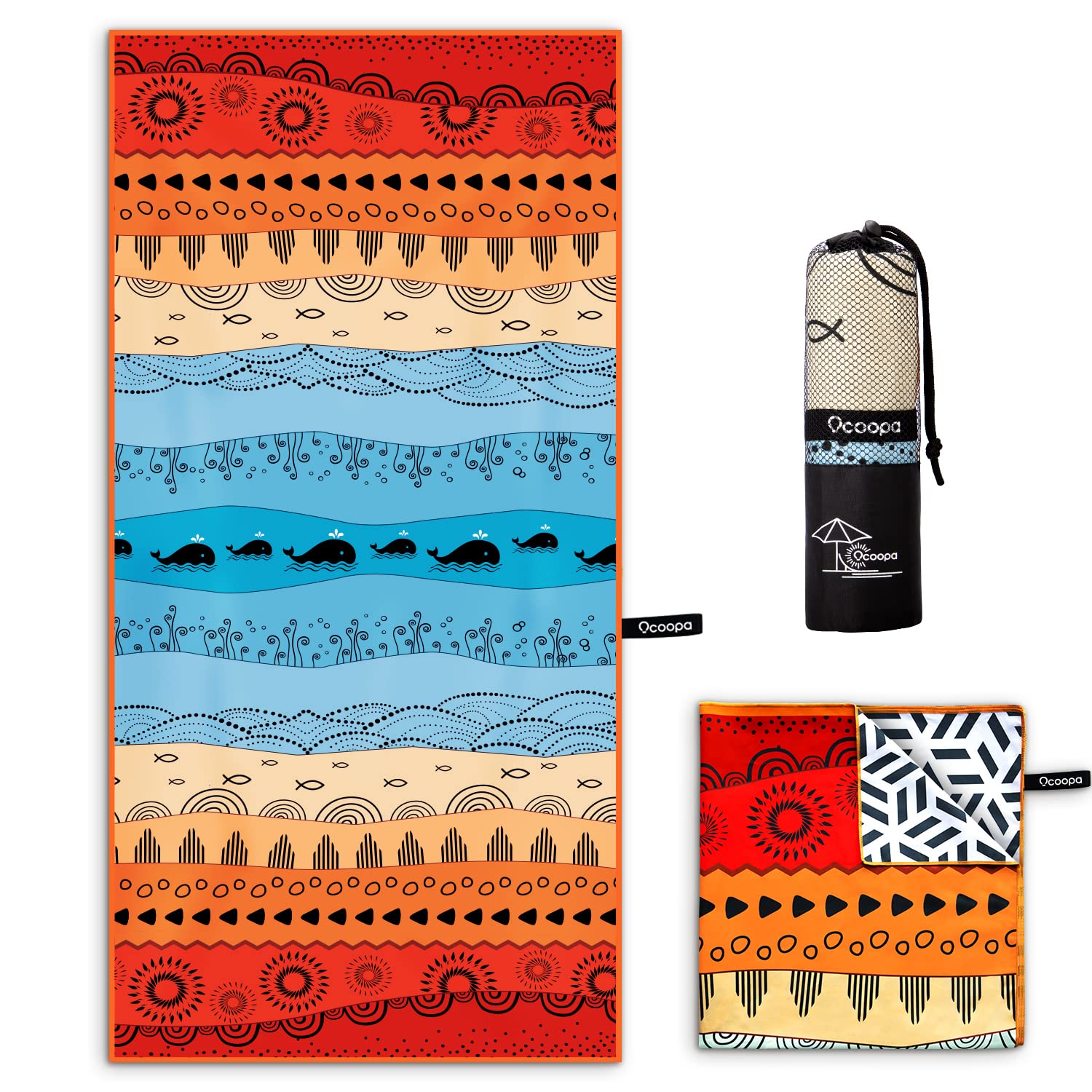 OCOOPA Microfiber Beach Towel - Oversized 71
