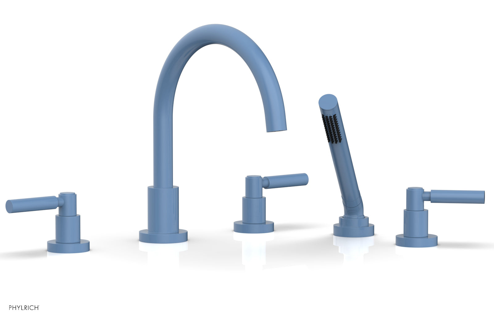 Premium Deck Tub Set with Hand Shower & Lever Handles D2130C1 - Perfect for Outdoor Showers, Poolside Bathing, and Garden Relaxation