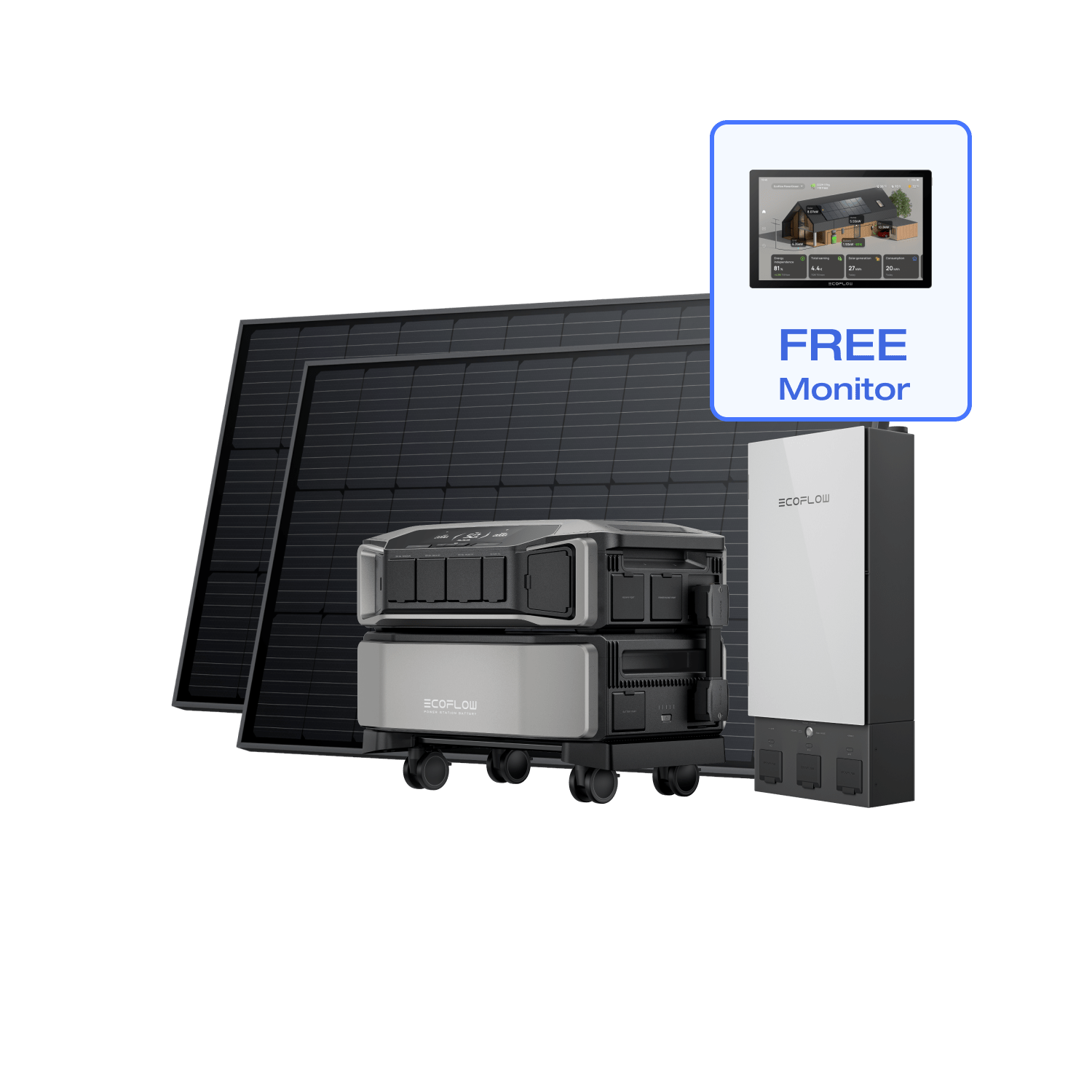 EcoFlow DELTA Pro Ultra Whole Home Backup Power Station - UL 9540 Certified Portable Solar Generator for Emergency Power, Camping & Off-Grid Living