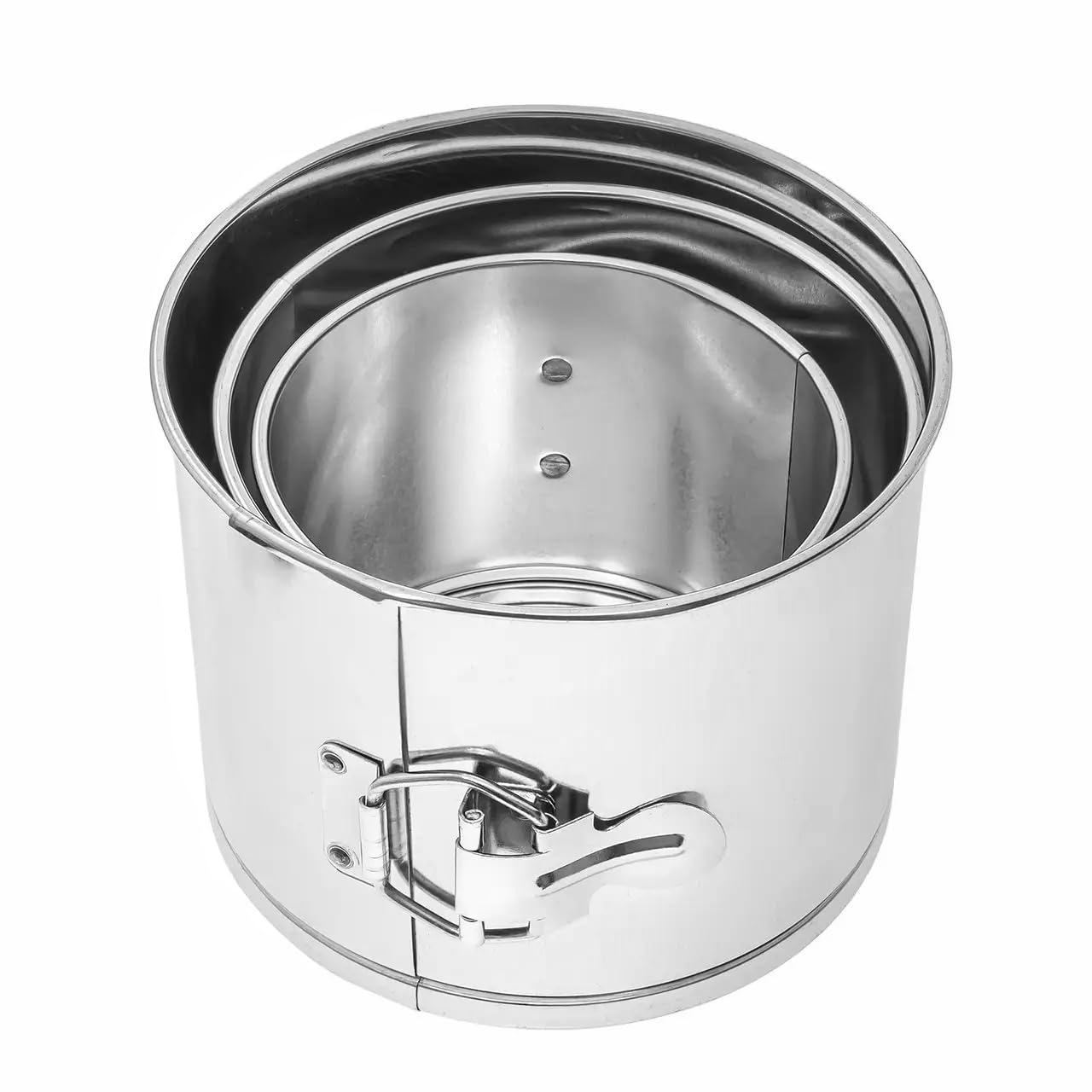 Premium Panettone Mold Set of 3 - Tall Steel Springform Baking Pans for Italian Christmas Cake, Easter Bread & Orthodox Paska - Perfect for Holiday Baking, Gift Giving & Traditional Celebrations