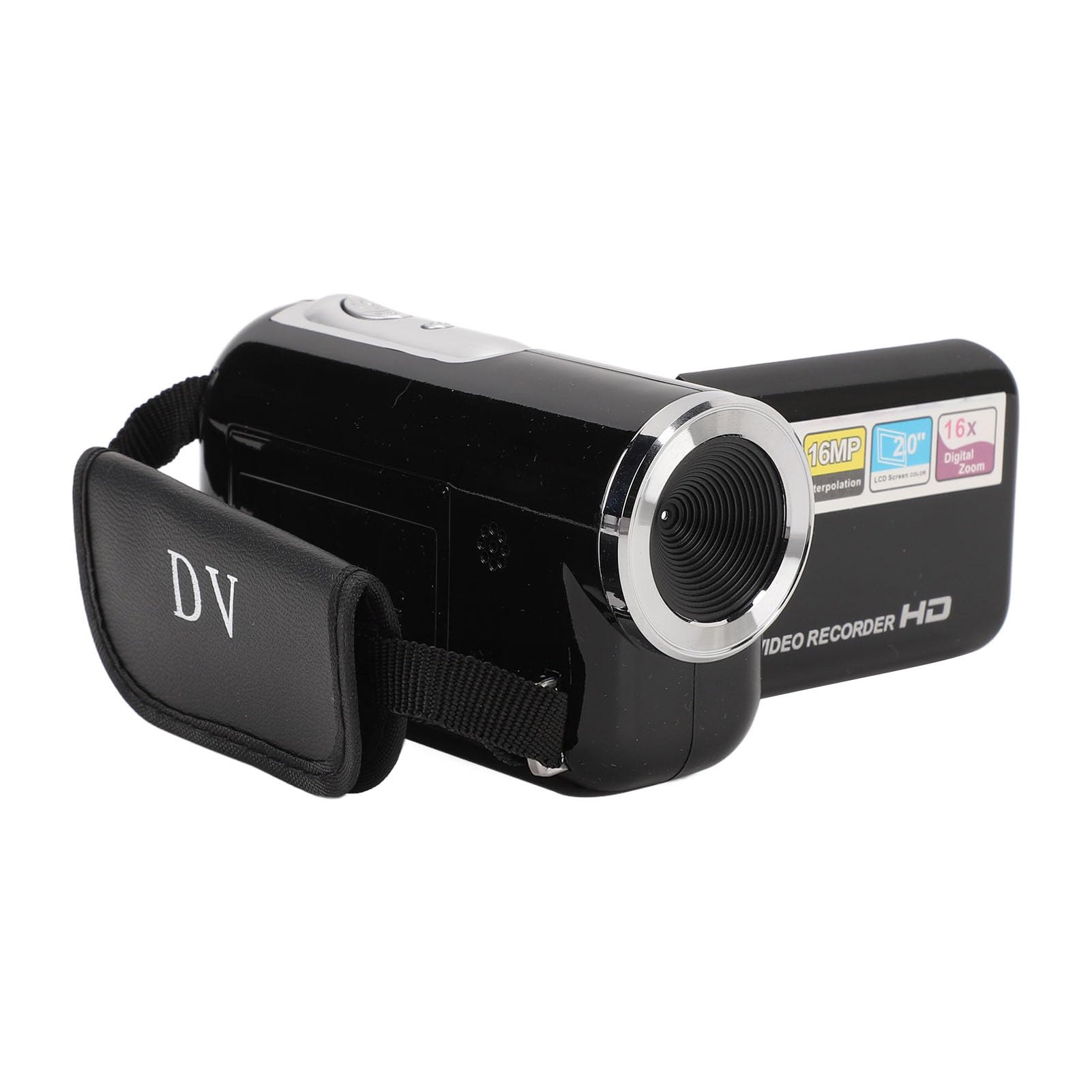 16MP 1080P Vlogging Camera with Rotatable Screen - Perfect for Travel & YouTube