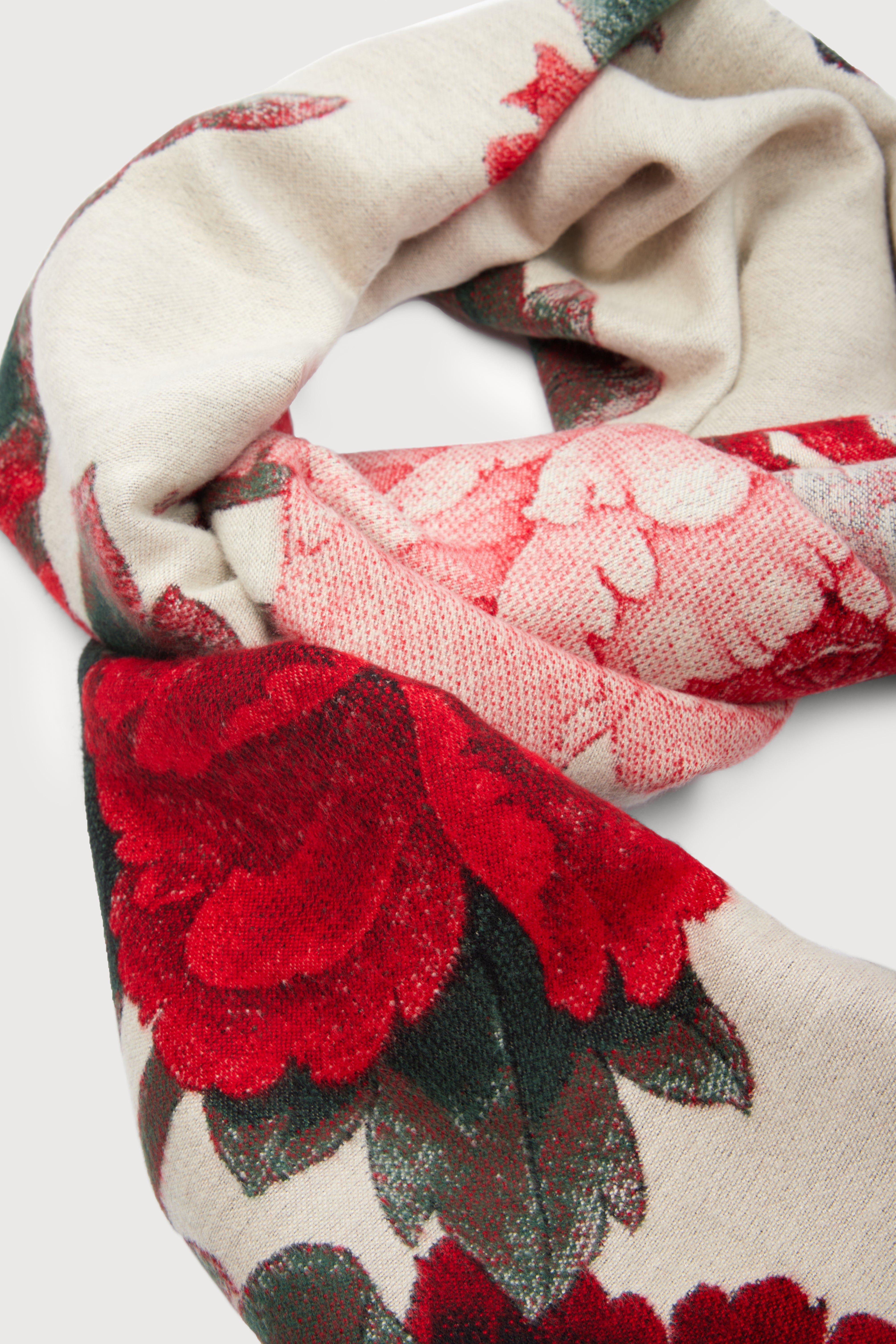 Reversible Large Floral Print Scarf - Lightweight Fashion Shawl for Women, Perfect for Spring Outfits, Travel Accessories & Gift Ideas