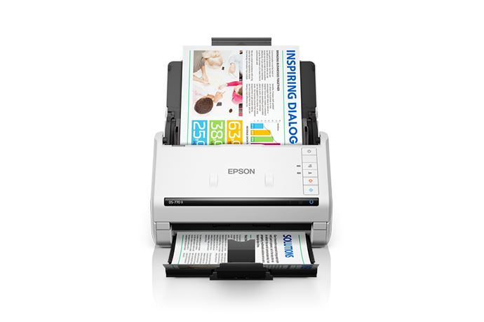 Epson WorkForce DS 770II Duplex A4 Document Scanner - Fast Sheet-Fed Scanning for Office, Home & Business Use