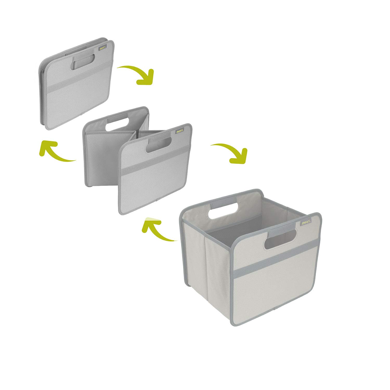 Collapsible Storage Bin with Handles - Organize Shelves & Closets