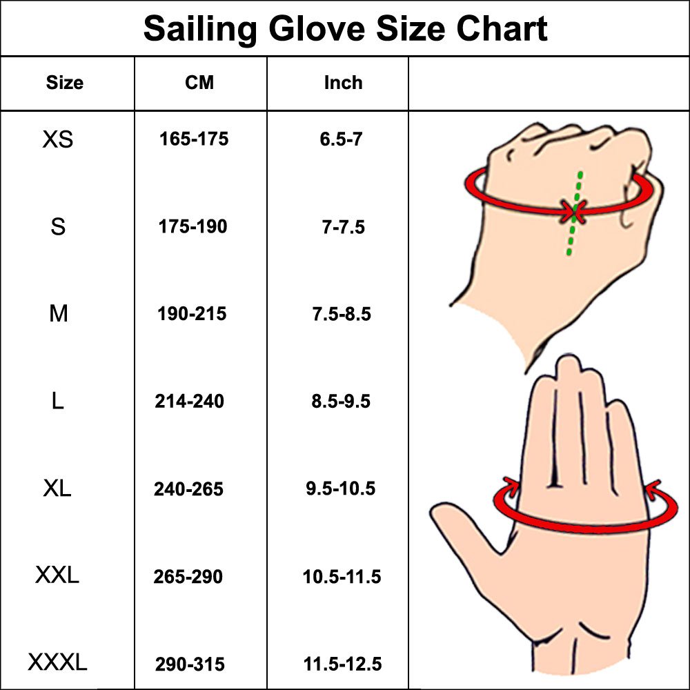 MRX Boxing & Fitness Men's Sailing Gloves - Deckhand Grip Gloves with Finger Cut, Breathable & Non-Slip for Boating, Fishing, Rowing, and Outdoor Activities (Multiple Colors Available)