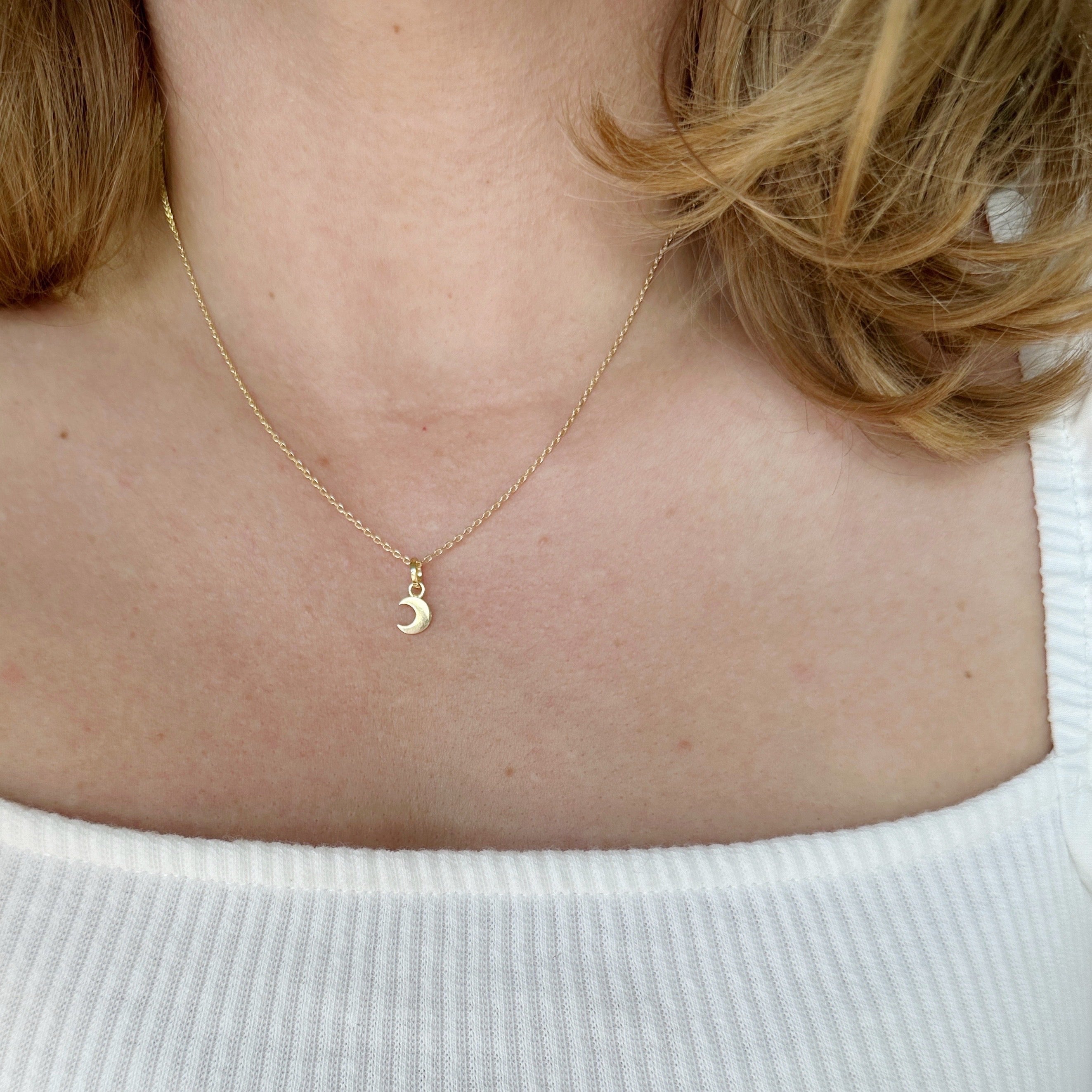Mini Crescent Moon Charm Pendant - Dainty Silver Moon Jewelry for Necklace & Bracelet - Perfect for Boho, Witchy & Celestial Fashion Accessories