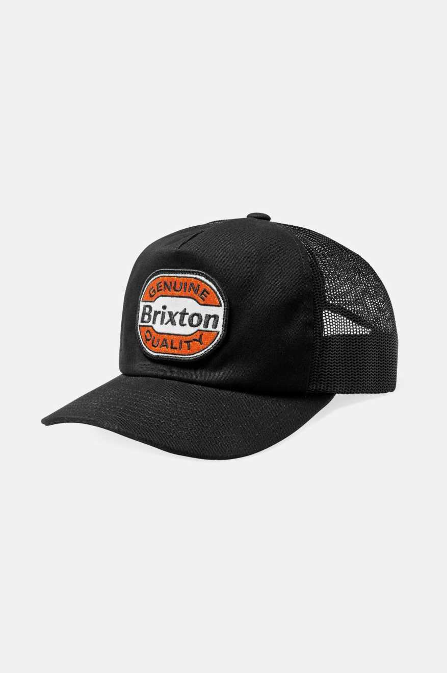 Keaton Netplus Trucker Hat - Black/Black | Adjustable Mesh Back Cap for Men & Women | Perfect for Outdoor Activities, Sports & Casual Wear