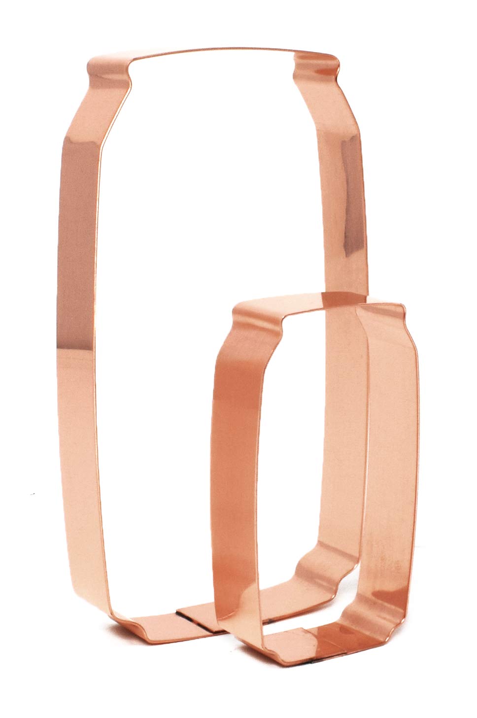 Vintage Copper Soda Pop Can Cookie Cutters Set of 2 - Perfect for Baking, DIY Crafts, and Holiday Decorations - Ideal for Cookies, Fondant, Clay, and Playdough
