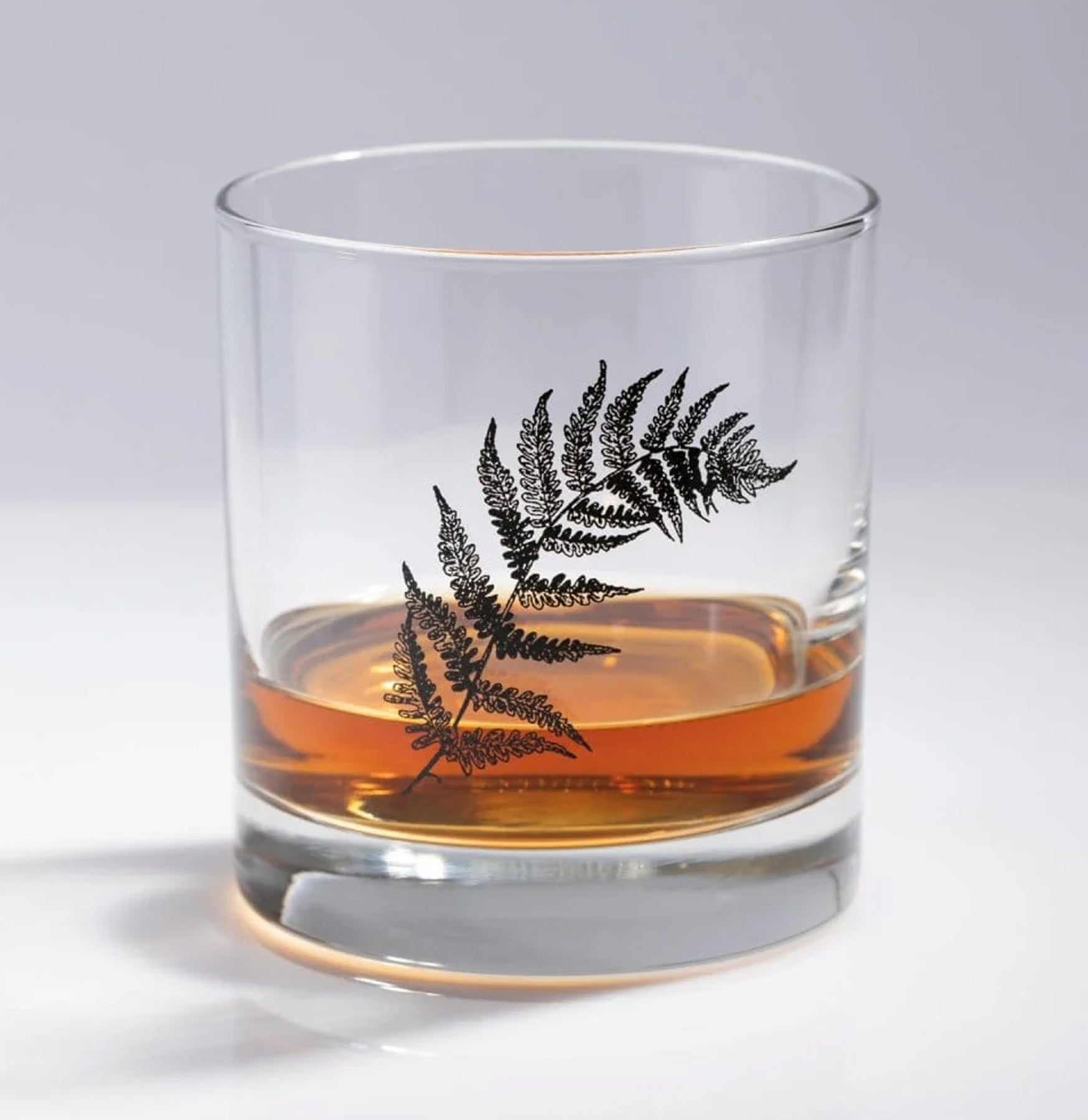 Elegant Fern Cocktail Candle - Handmade Soy Wax Scented Candle for Home Decor, Wedding Centerpieces & Romantic Dinner Ambiance