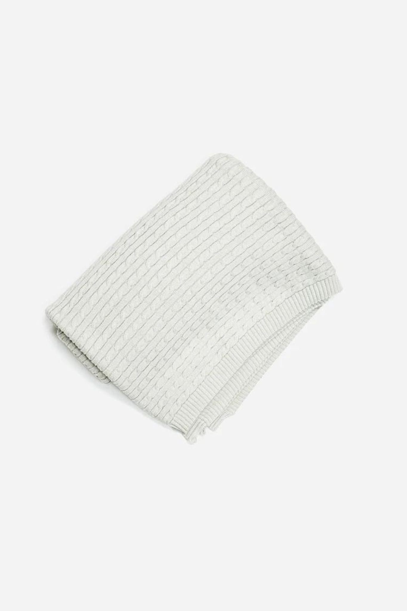 Cozy Cream Cable Knit Sweater Blanket - Soft & Warm Chunky Throw for Couch, Bed, Sofa - Perfect for Winter, Fall & Home Decor