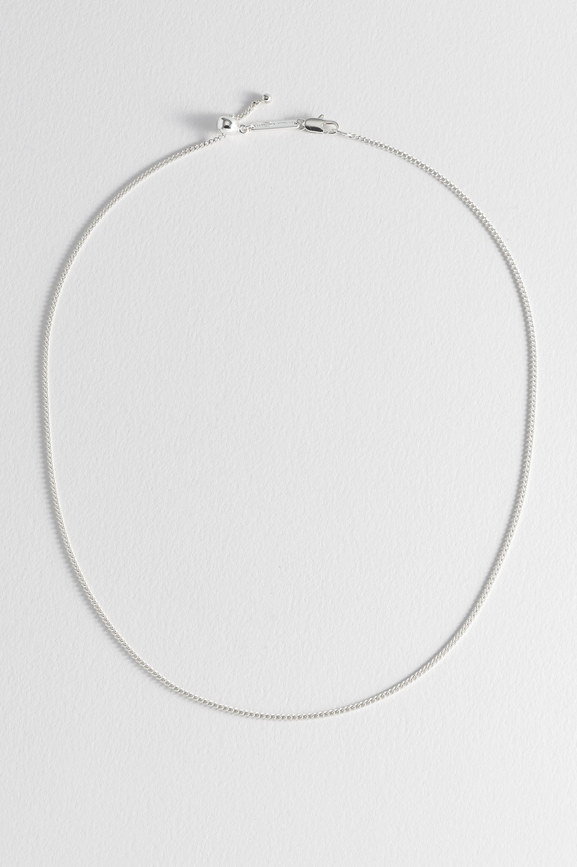 Sterling Silver Plated Curb Chain Necklace for Women - Elegant Layered Jewelry for Everyday Wear & Special Occasions | Eb5287S