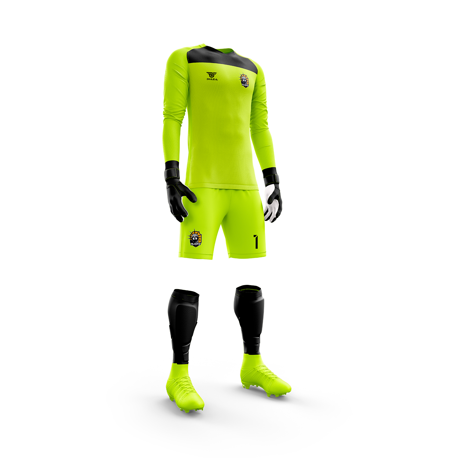 NJ Alliance GK 1 Soccer Jersey - High-Quality Custom Football Shirts for Men & Women - Perfect for Team Sports, Fan Gear & Game Day Outfits