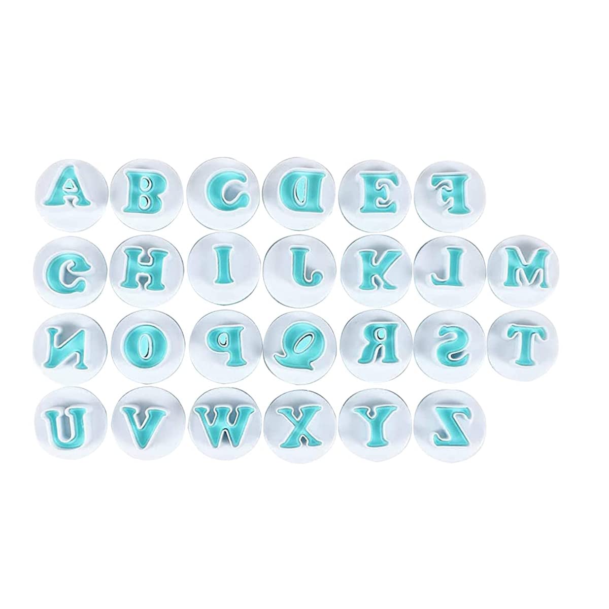 1 Set of Fondant Letters & Letter Cutter - Professional Cake Decorating Tools, Cookie Markers, DIY Baking Accessories (Uppercase) - Perfect for Birthday Cakes, Wedding Cakes, and Cookie Decorating