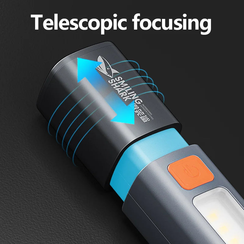 Super Bright LED Mini Flashlight with Hook - Compact, Portable, and Durable for Camping, Hiking, Emergency, and Everyday Use