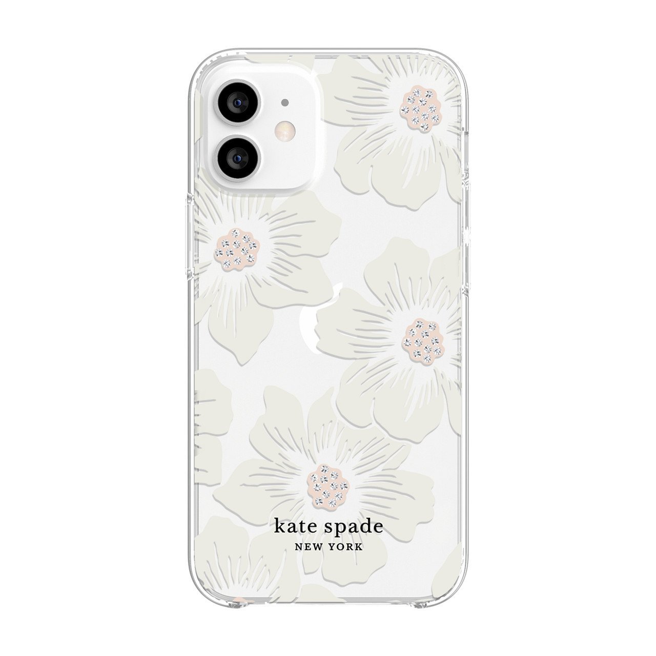 Kate Spade New York iPhone 12 Mini Hardshell Protective Case - Slim Durable Phone Cover for Women, Fashionable Accessory for Work, Travel & Everyday Use