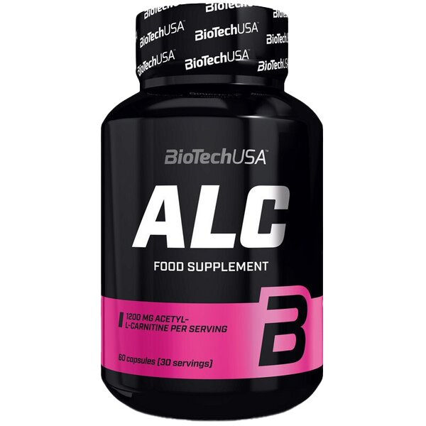 BioTechUSA ALC 60 Capsules - Premium Acetyl L-Carnitine Supplement for Energy & Focus - Supports Brain Health & Metabolism - Ideal for Fitness, Weight Loss & Cognitive Performance