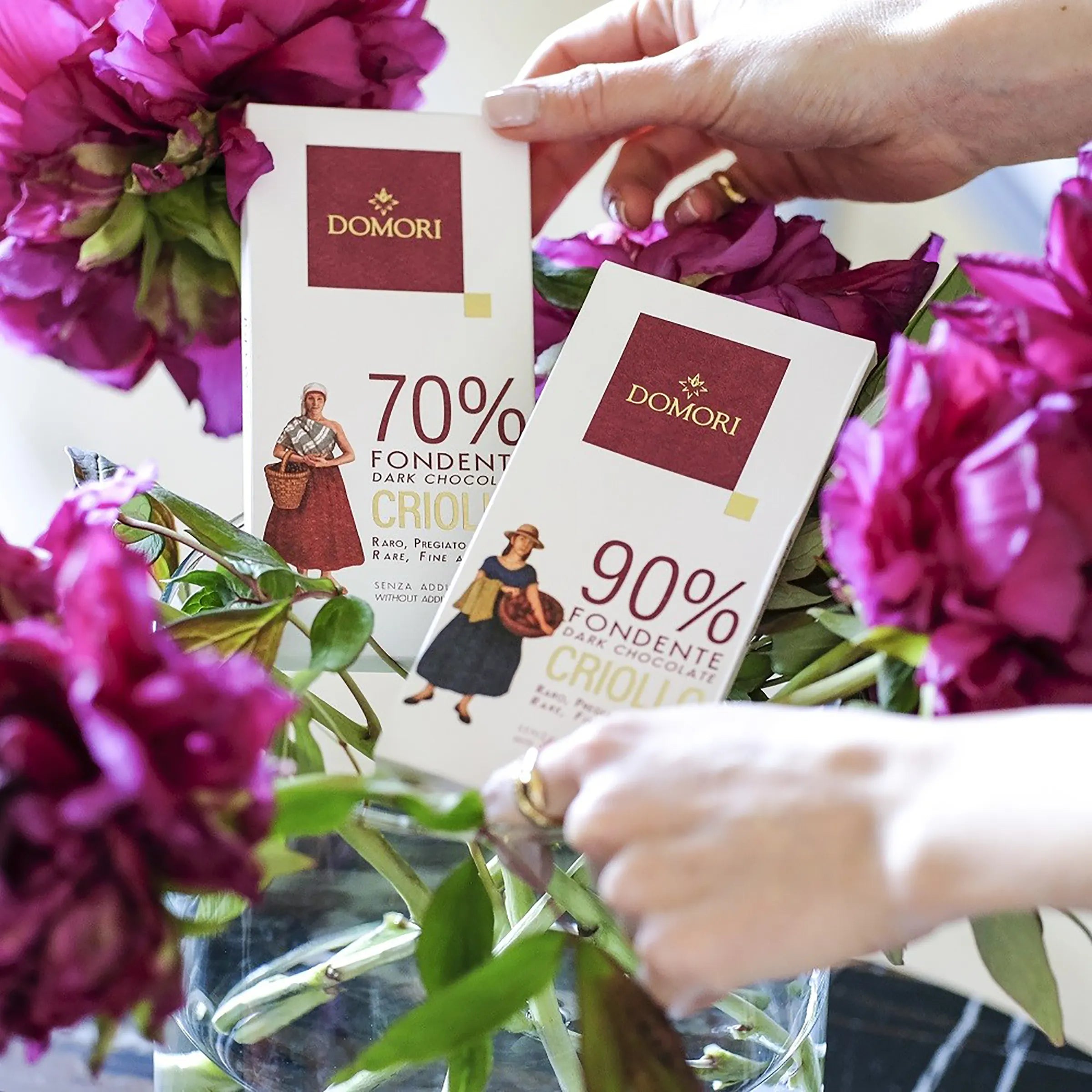 Premium Domori Criollo 90% Dark Chocolate Bar - Single Origin Venezuelan Cocoa - Gourmet Luxury Chocolate for Baking, Gifting & Special Occasions