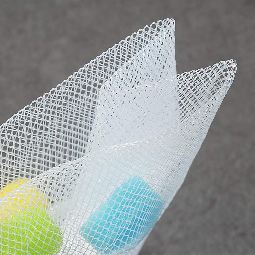 2-Pack Foaming Mesh Sponge for Face & Body - Soft Bath & Shower Cleansing Net - Gentle Exfoliating & Lathering for Sensitive Skin - Perfect for Travel & Daily Skincare Routine