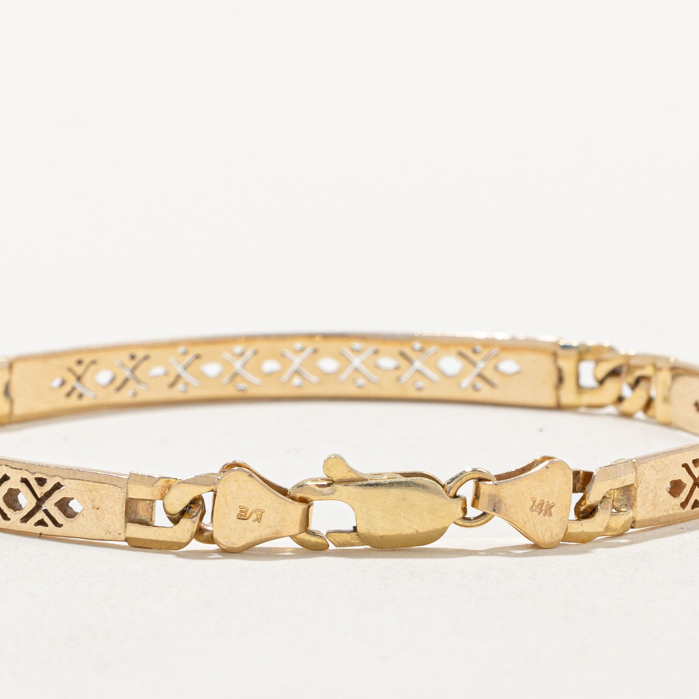 14K Yellow Gold Bracelet for Women - 7 Inch Adjustable Chain Bracelet | Elegant Jewelry Gift for Birthday, Anniversary & Special Occasions
